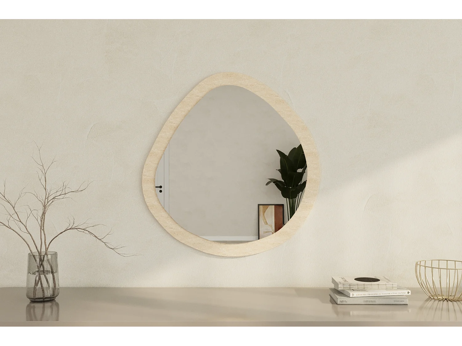 Spiegel Beso Granit Optik 60x60cm