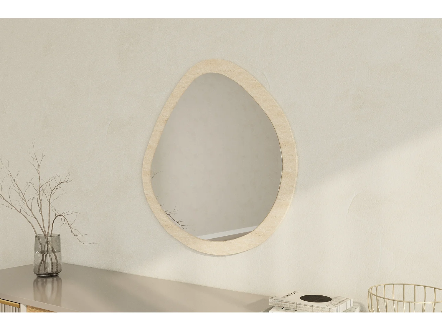 Spiegel Beso Granit Optik 60x60cm