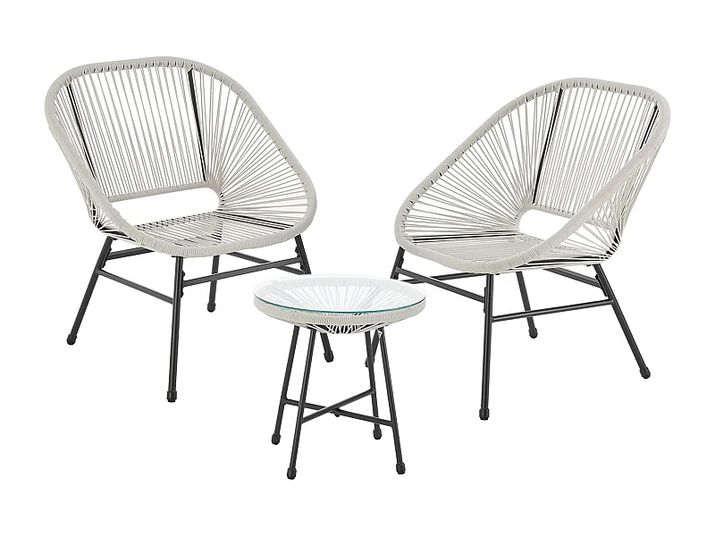 Meuble de balcon 3 pièces