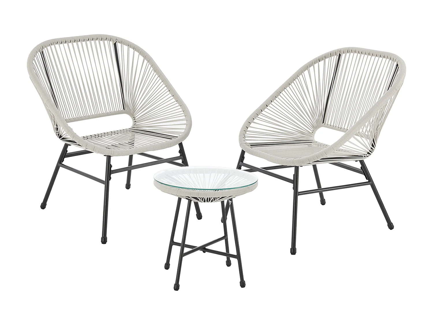 Meuble de balcon 3 pièces