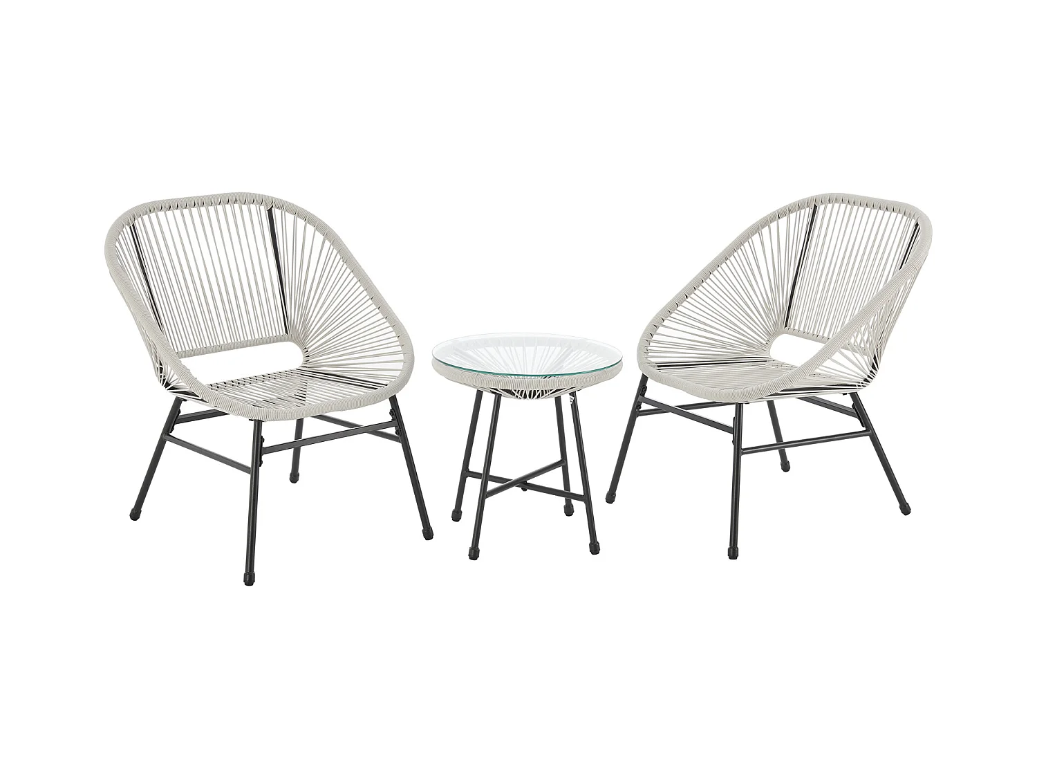 Meuble de balcon 3 pièces