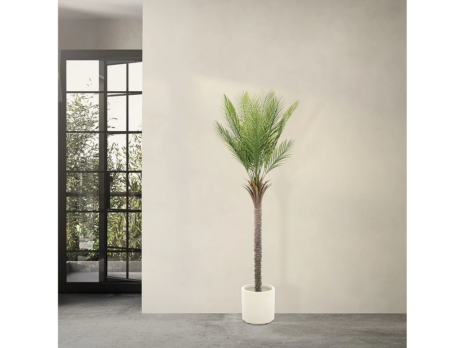 Palmier artificiel 180 cm, Plante artificielle grande, Palmier tropical artificiel, Plante artificielle,  Plant Deko
