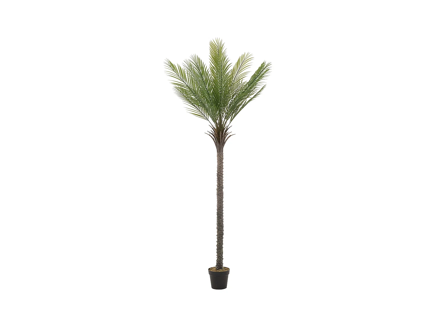 ML-Design Palmera Artificial 210 cm, Planta Artificial Grande, Palmera Tropical Artificial, Planta Artificial, Planta Falsa Deko