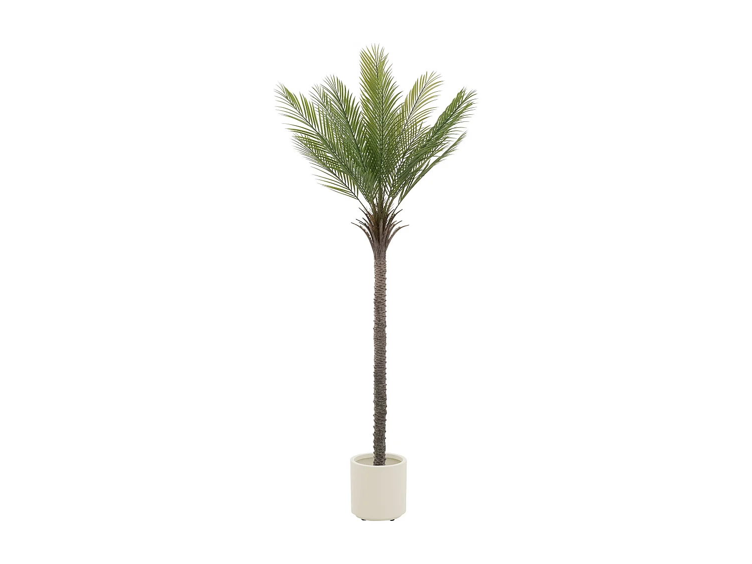 ML-Design Palma artificiale 210 cm, grande pianta artificiale, palma tropicale artificiale, pianta artificiale, pianta finta Deko