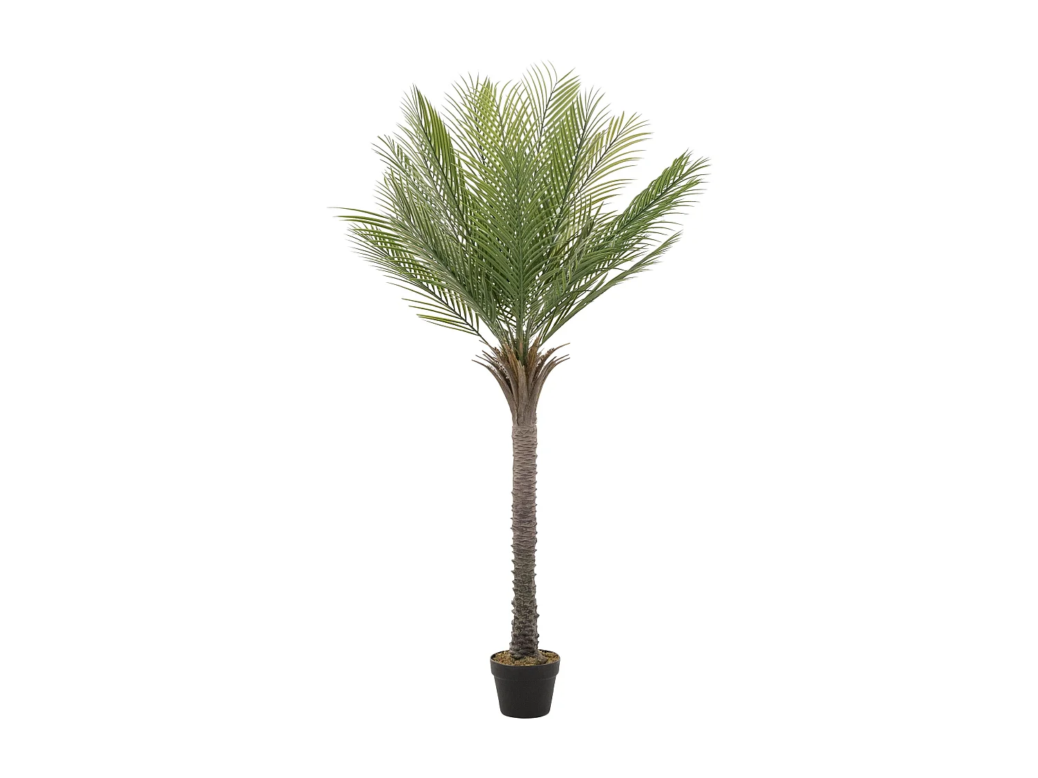 Palmera artificial ML-Design de 150 cm, planta artificial grande, palmera tropical artificial, planta artificial, planta falsa decorativa