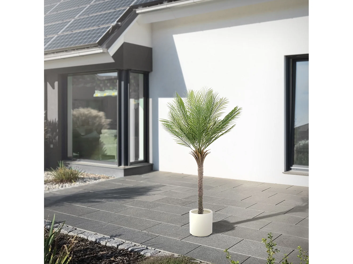 Palmier artificiel 150 cm, Plante artificielle grande, Palmier tropical artificiel, Plante artificielle,  Plant Deko