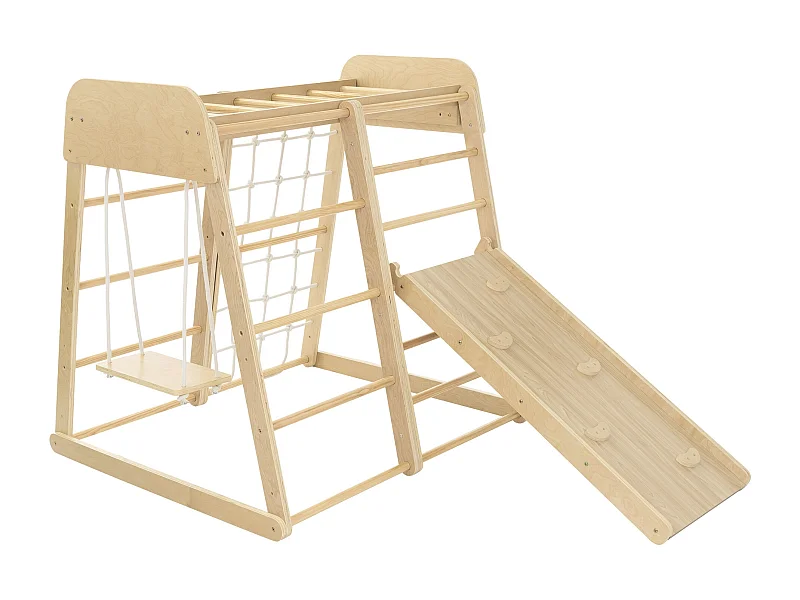 Juego de 6 uds. Columpios y escaleras para escalada en interiores para niños de 3 a 12 años