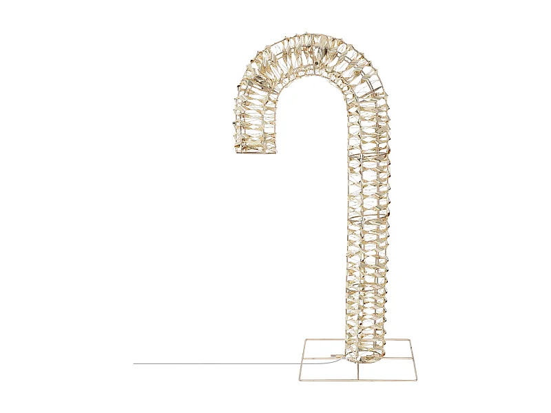 LED canne à sucre éclairage de Noël minuterie décoration Noël IP44 blanc chaud