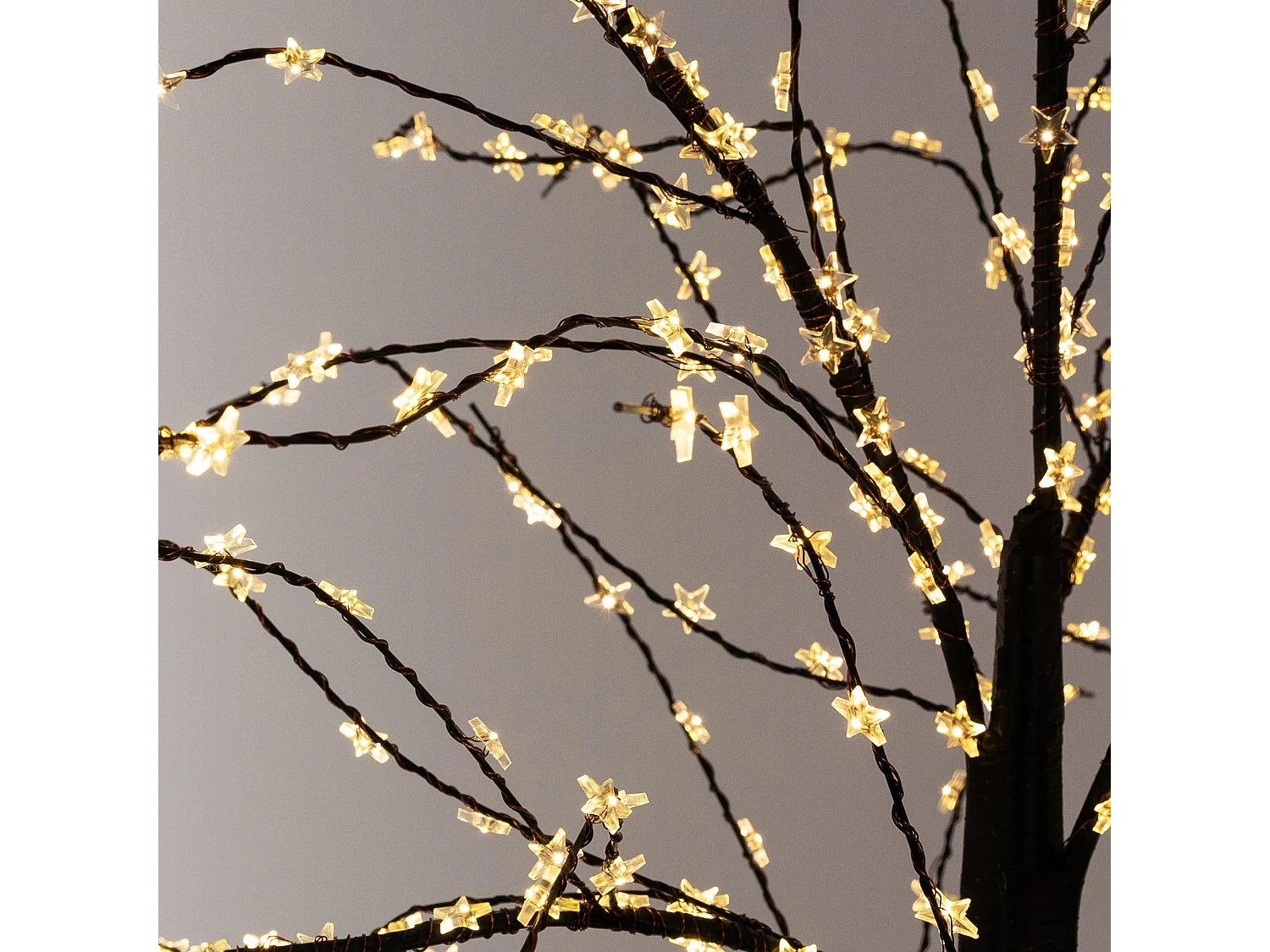 Albero di Natale artificiale 480 LED bianco caldo decorazioni natalizie luminoso