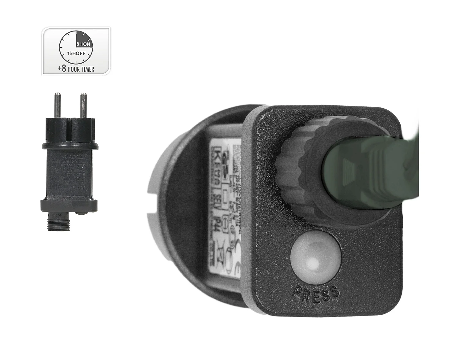 36 m łańcuch świetlny świąteczny z timerem kolorowy drut wielokolorowe światło 1800 LED