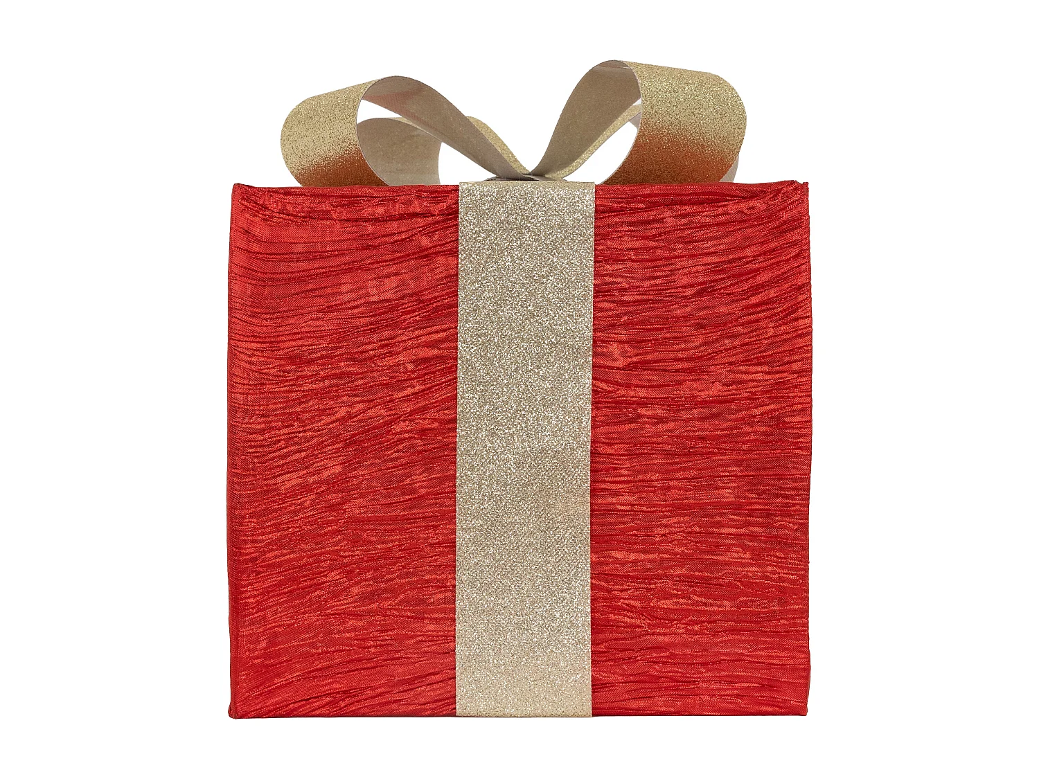 Set decorativo de 3 cajas de regalo con luces 90 LEDs rojo dorado para navidad