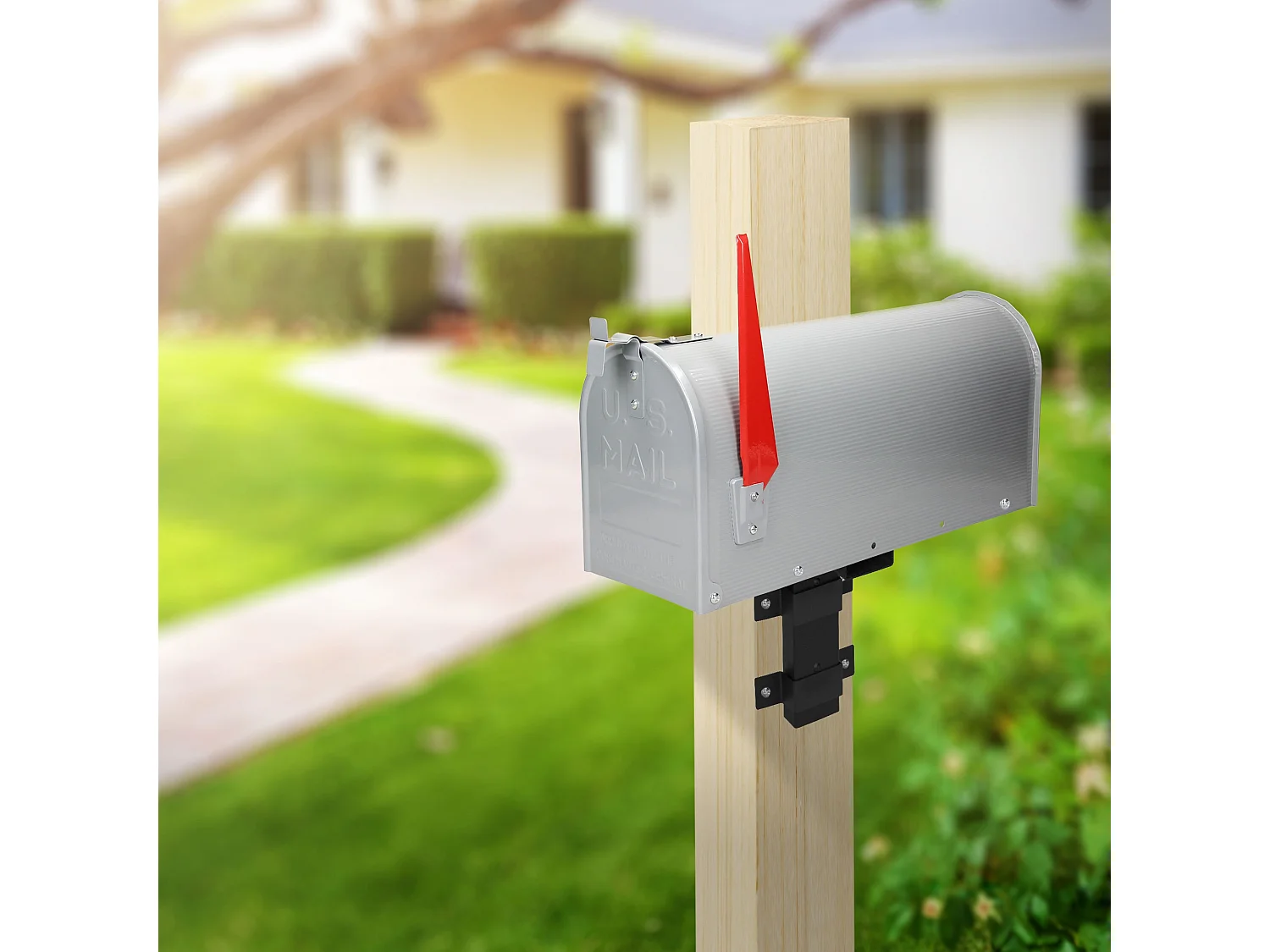 Buzón de pared con diseño de estilo americano, buzón de correos de EE. UU.