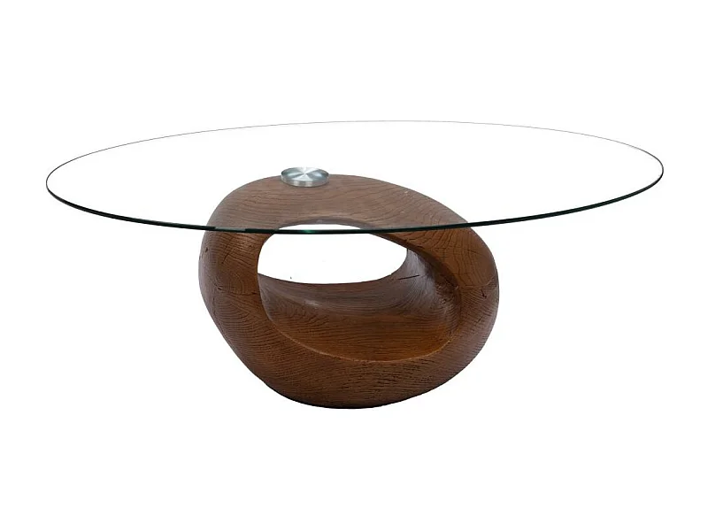 Table basse Rocher noyer