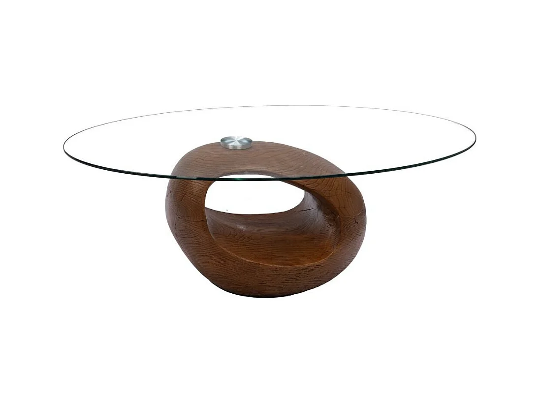 Table basse Rocher noyer