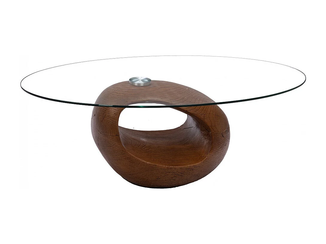 Table basse Rocher noyer