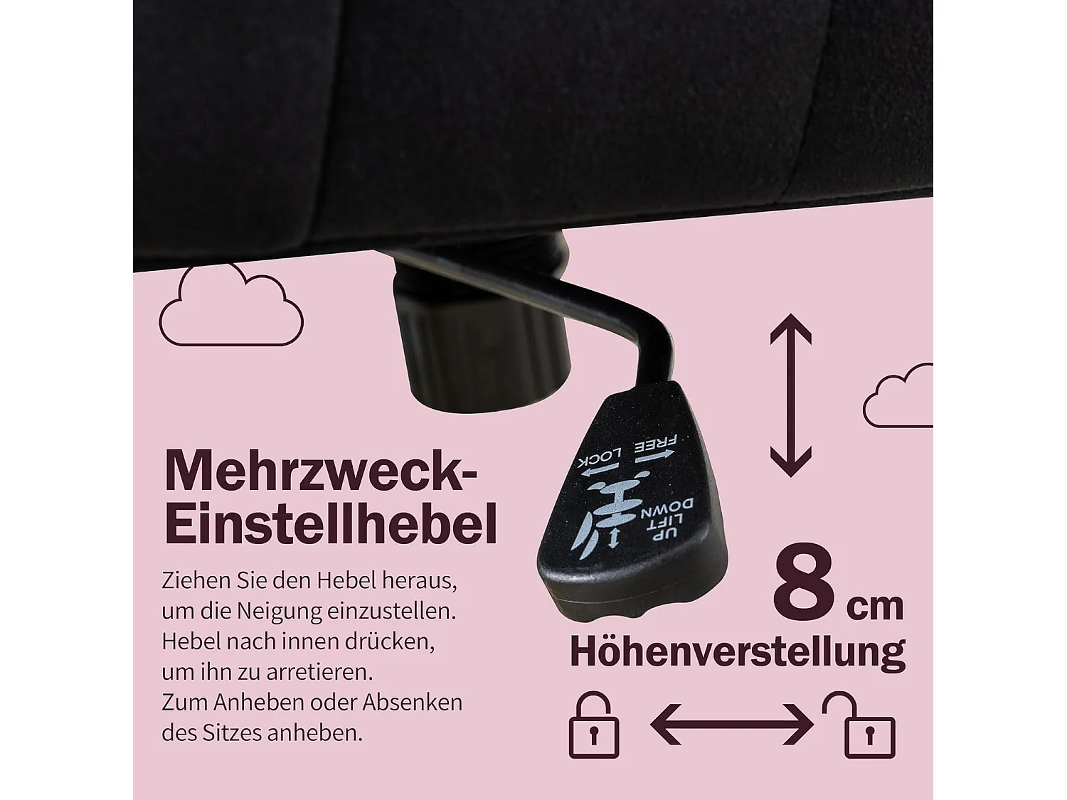 Bureaustoel in hoogte verstelbaar draaistoel fluwelen bureaustoel make-up stoel met wielen, fauteuil fluwelen stoel voor slaapkamer/studeerkamer