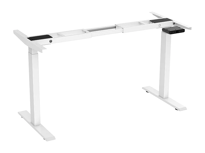 Höhenverstellbarer Stehschreibtisch für das Home Office, Dualmotoren, 58x180cm elektrischer Stehcomputer-Schreibtisch mit 4 Speicherpräferenzen,USB-Anschlüsse