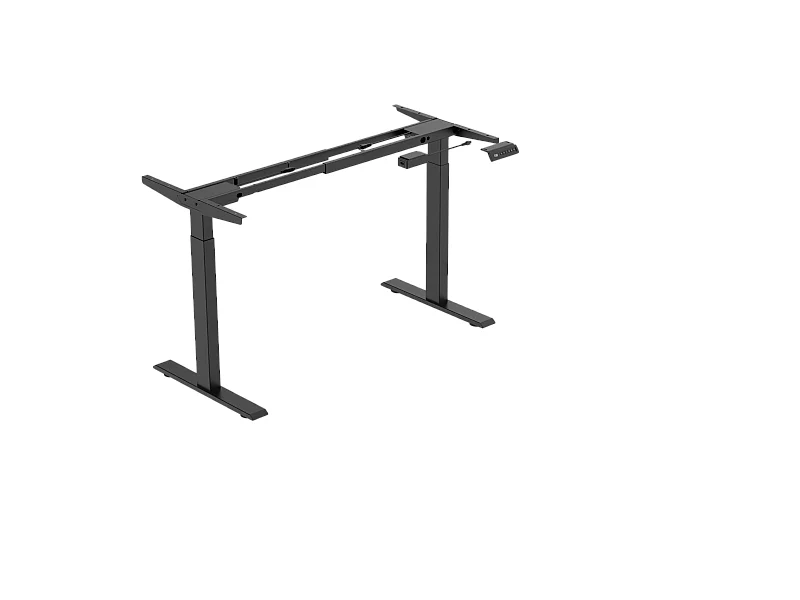 Bureau debout réglable en hauteur pour bureau à domicile, deux moteurs, bureau d'ordinateur debout électrique 58x180cm avec 4 préférences de mémoire