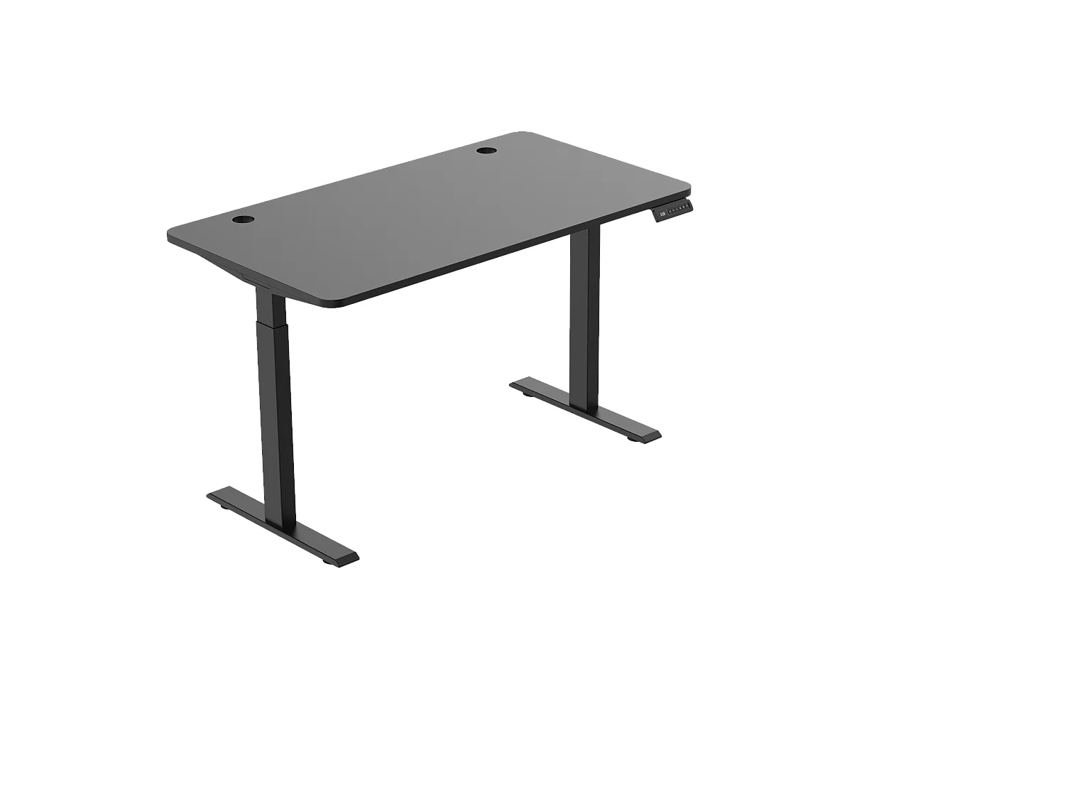Höhenverstellbarer Stehschreibtisch für das Home Office, Dualmotoren, 58x180cm elektrischer Stehcomputer-Schreibtisch mit 4 Speicherpräferenzen