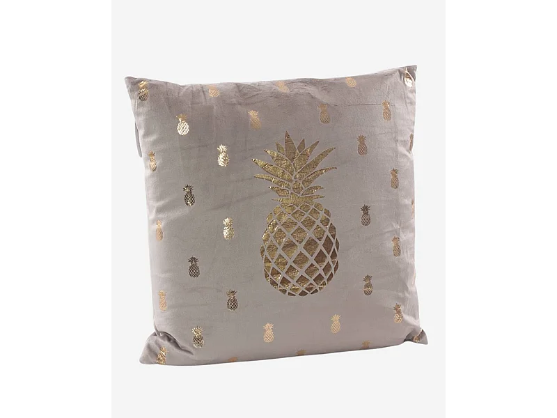 Cuscino imbottito in velluto Ananas