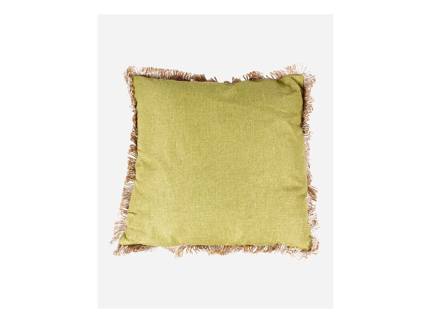 Cuscino in cotone verde 45×45 cm