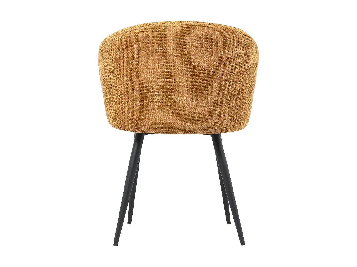 Sedia in tessuto senape "Alina"