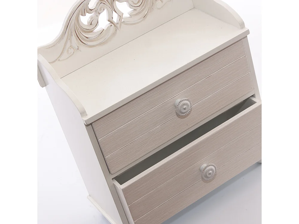 Mini cassettiera portaoggetti in mdf