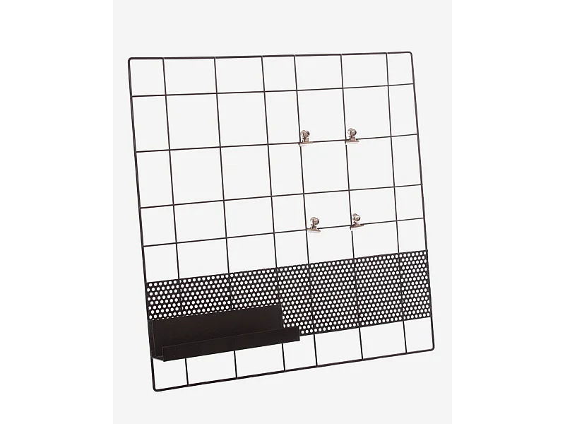 Bacheca in metallo nero