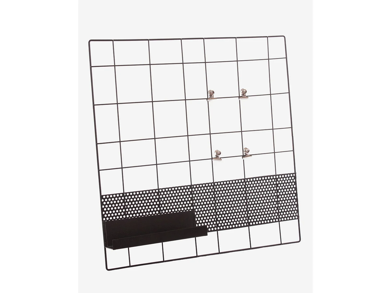 Bacheca in metallo nero