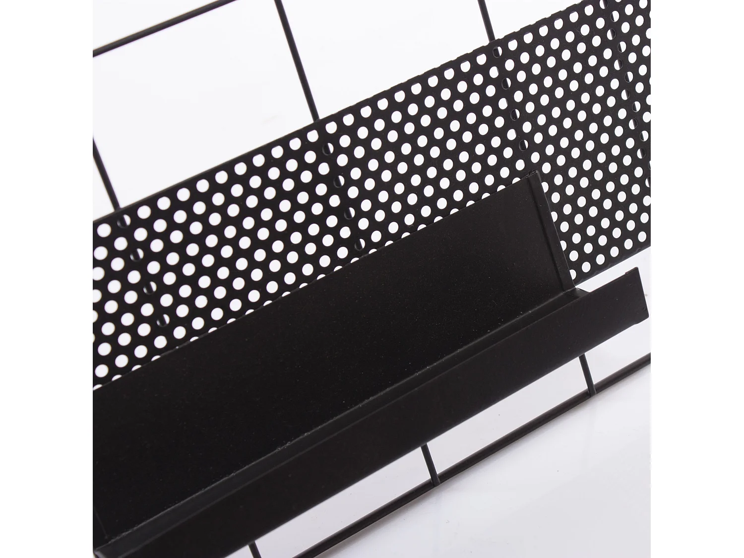 Bacheca in metallo nero