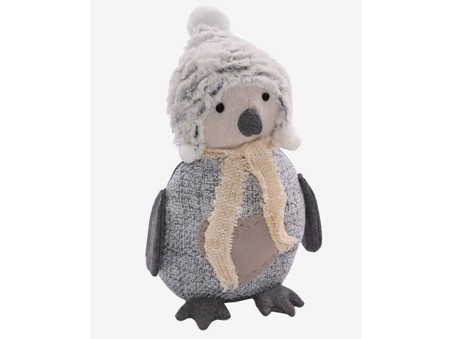 Fermaporta in stoffa pinguino