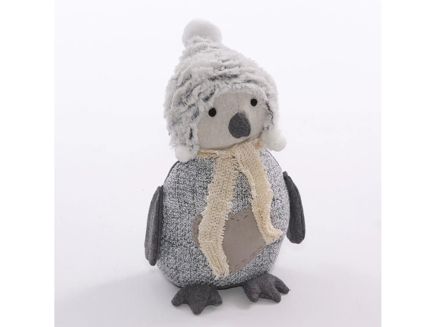 Fermaporta in stoffa pinguino