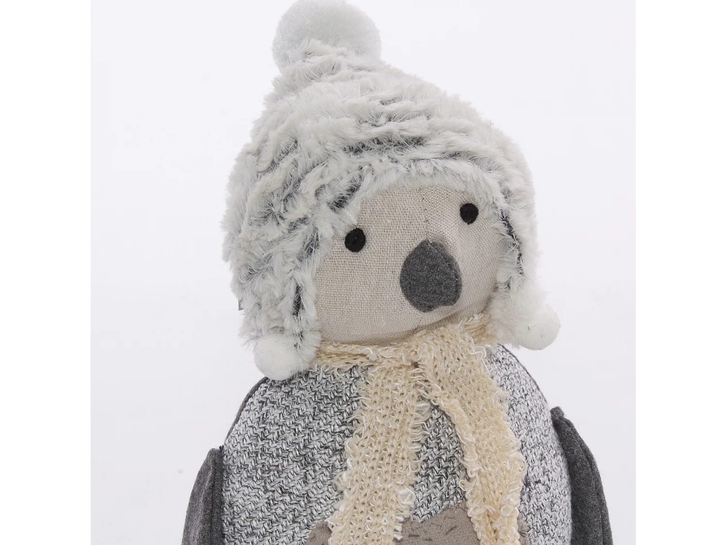 Fermaporta in stoffa pinguino