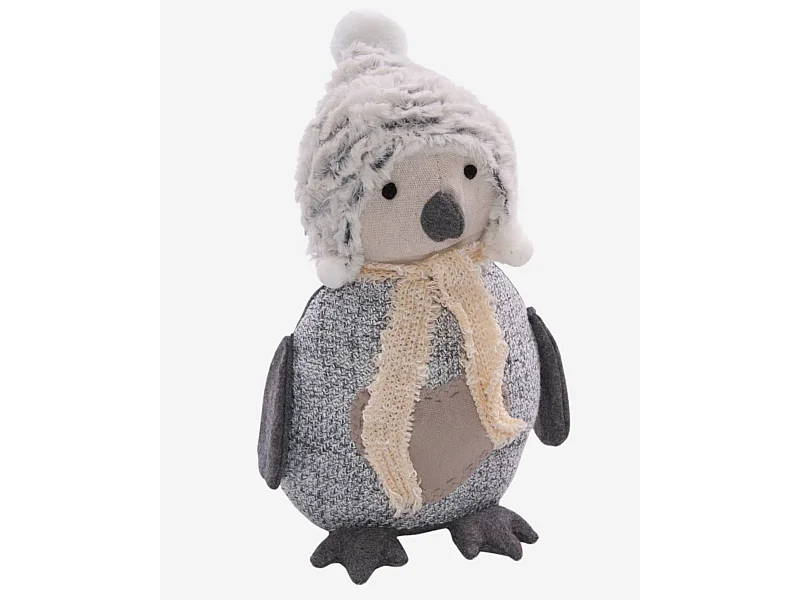 Fermaporta in stoffa pinguino