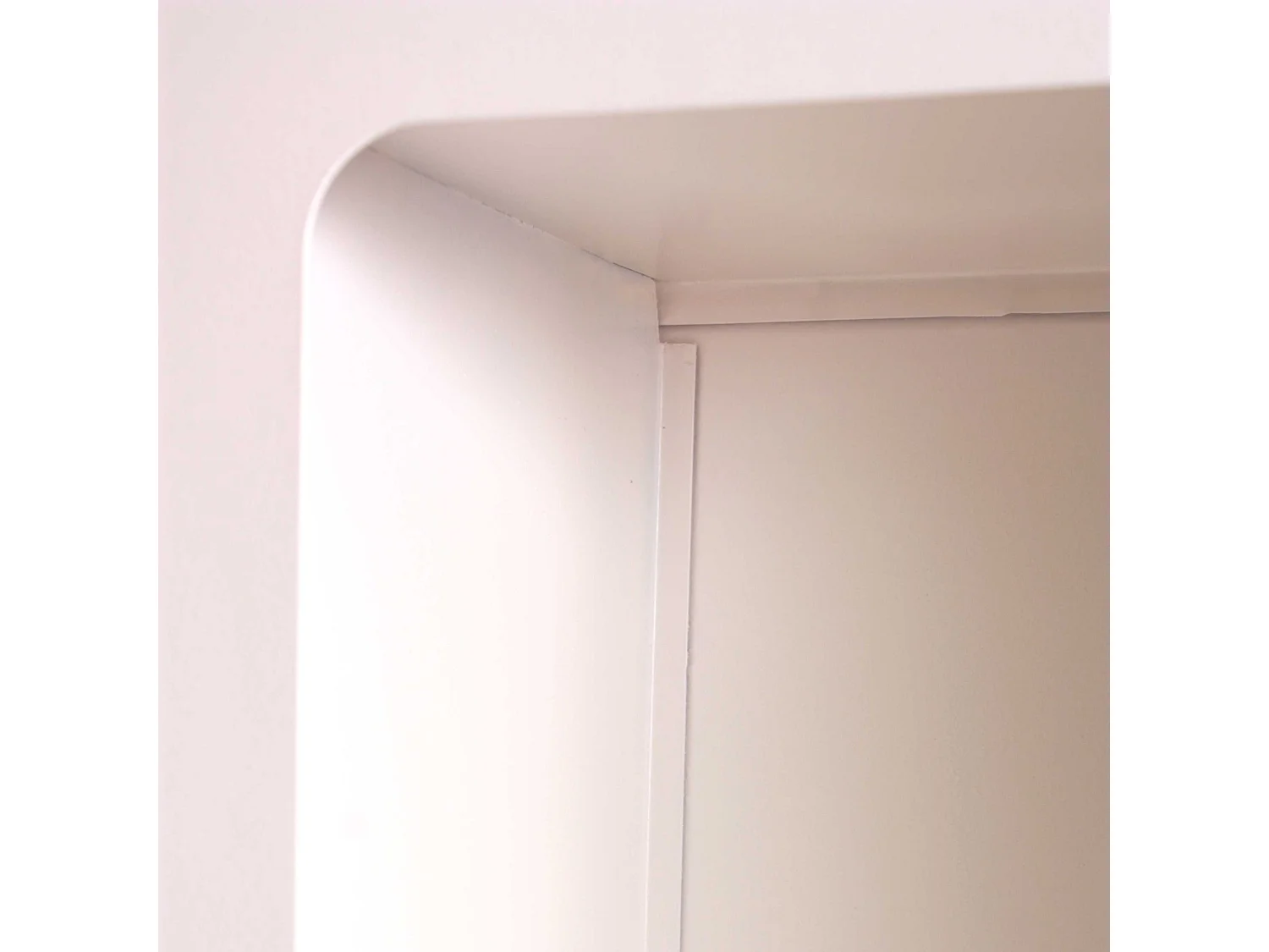 Libreria in metallo bianco