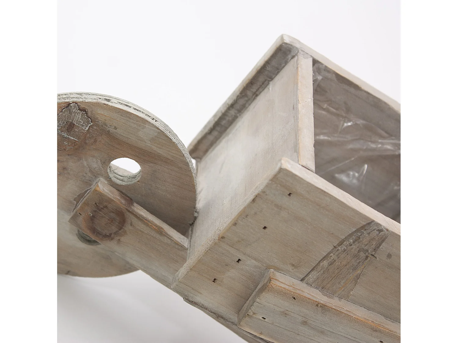 Portavaso piccola carriola