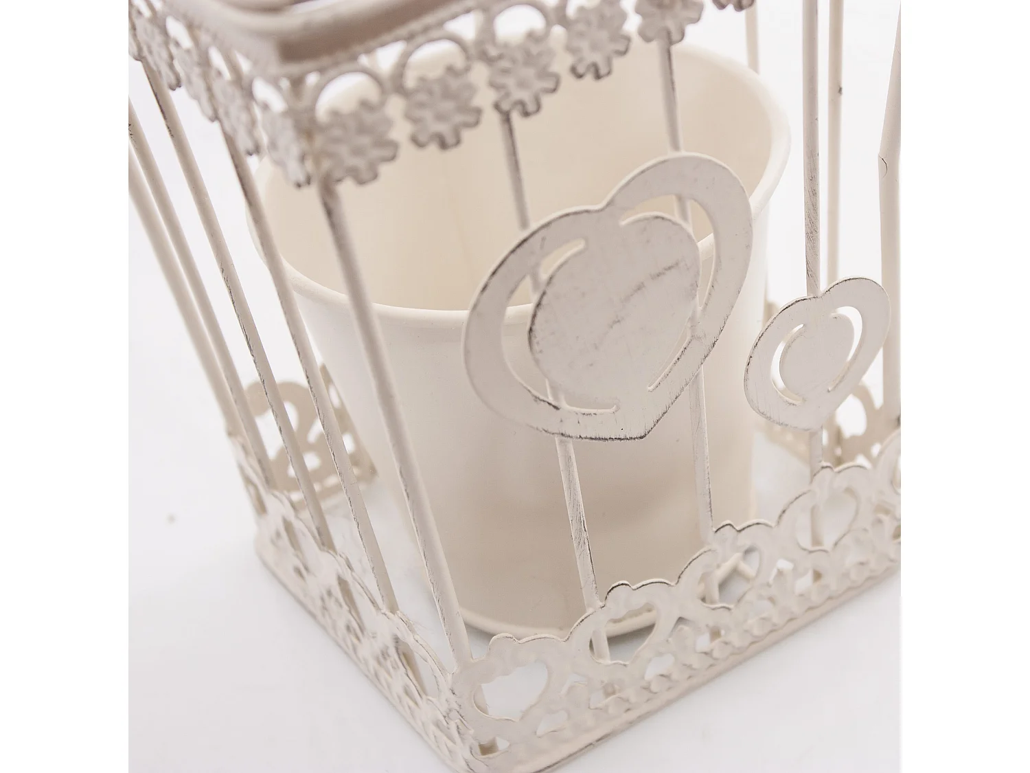 Portavaso in gabbietta