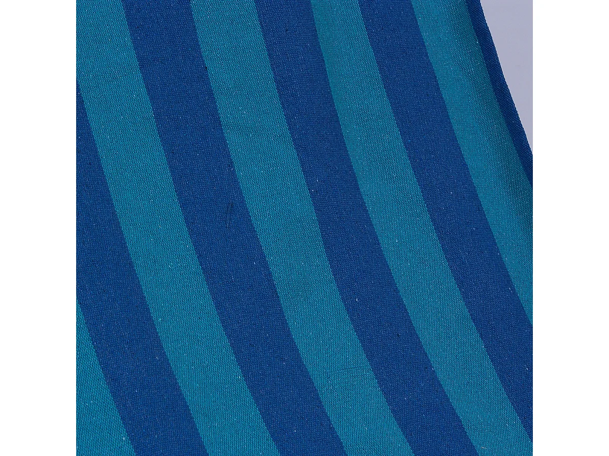 Amaca a Righe Blu in Policotone da Giardino Relax Outdoor Resistente e Confortevole