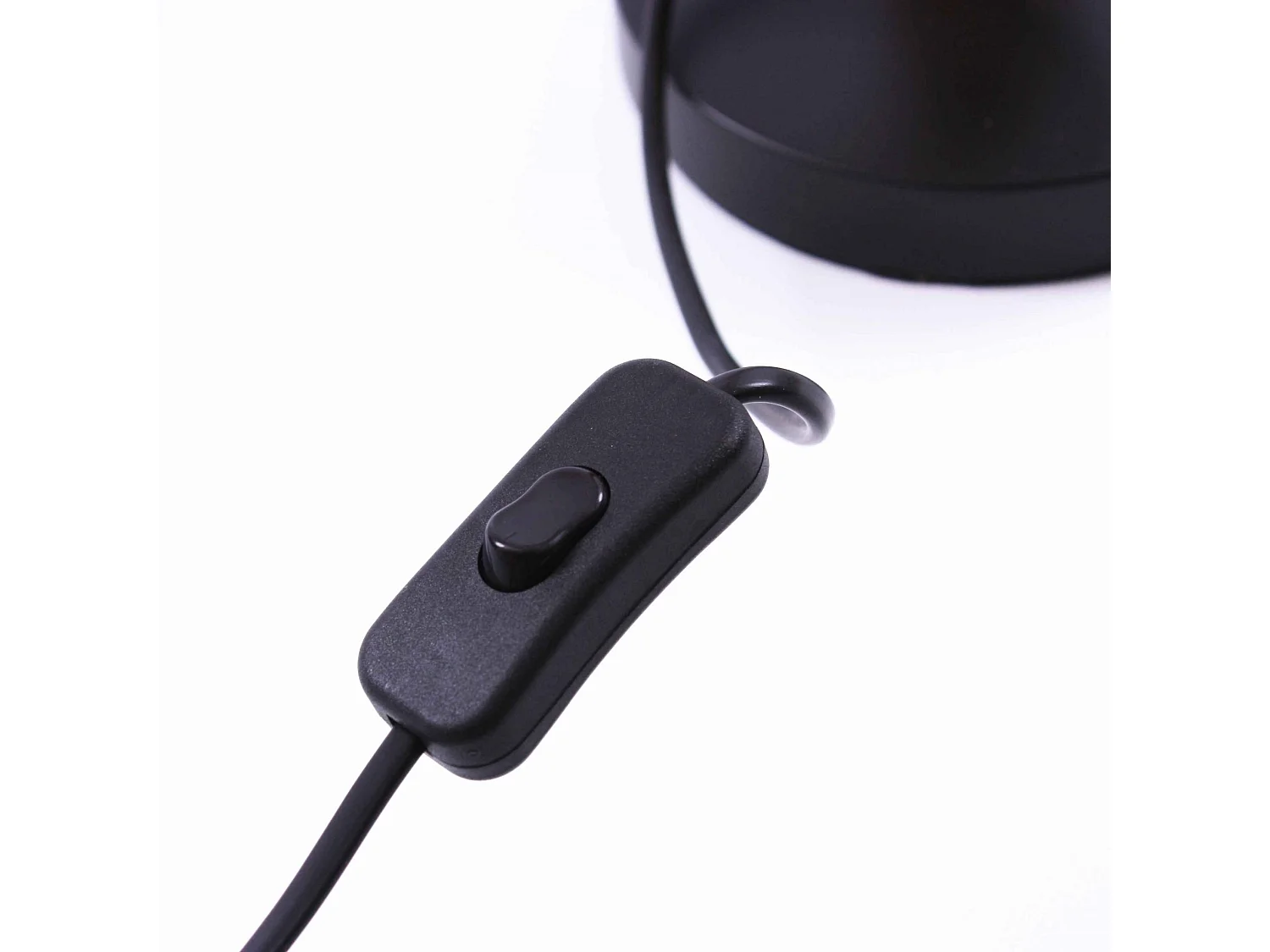 Lampada da scrivania nera