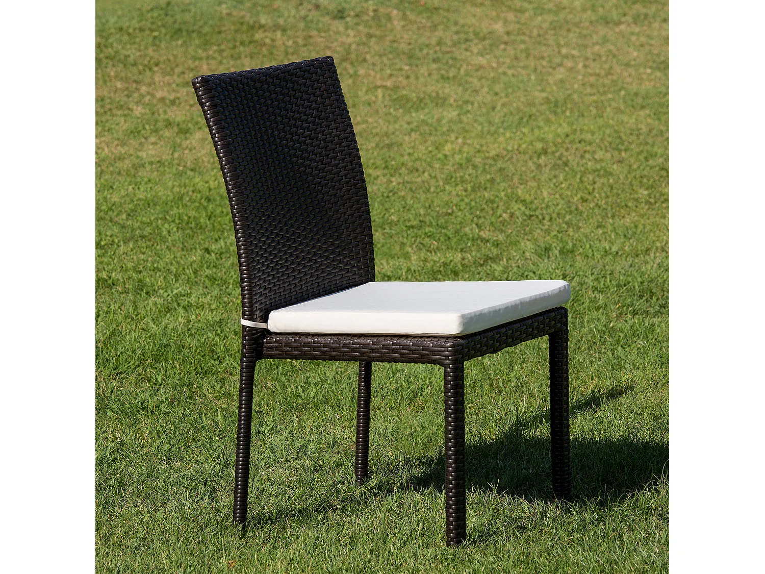 Sedia in pvc marrone Saigon