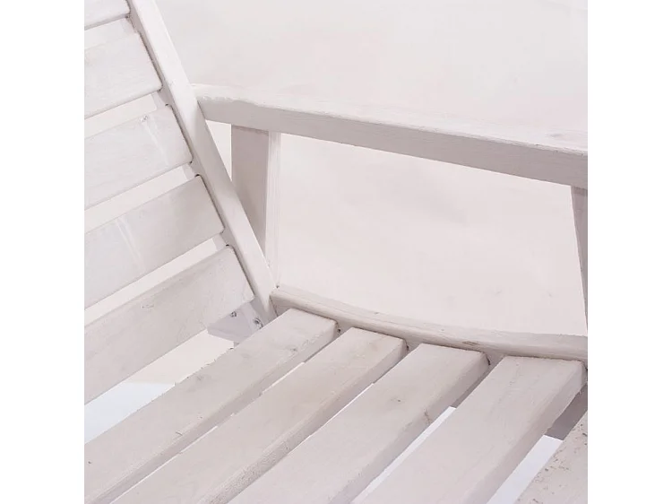 Sedia a dondolo in abete