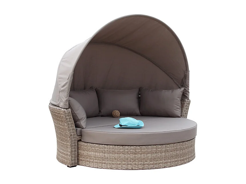 Divano ovale in polirattan "Arena"