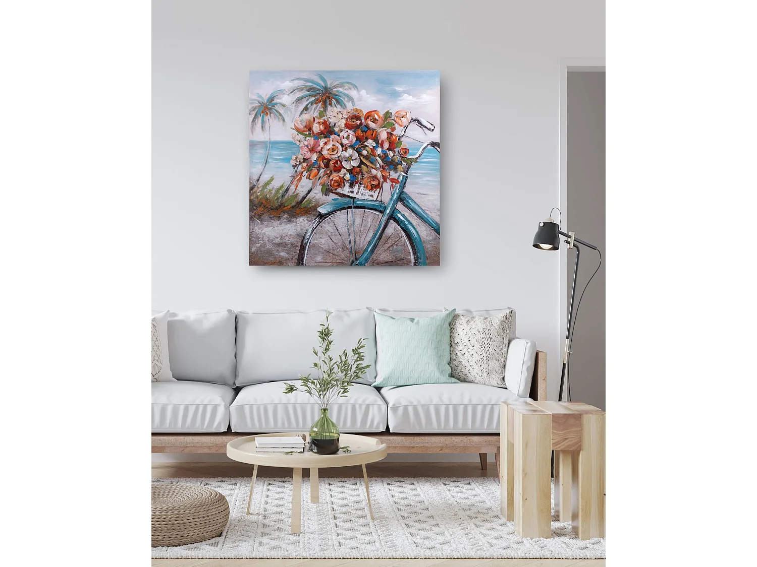 Quadro dipinto bicicletta