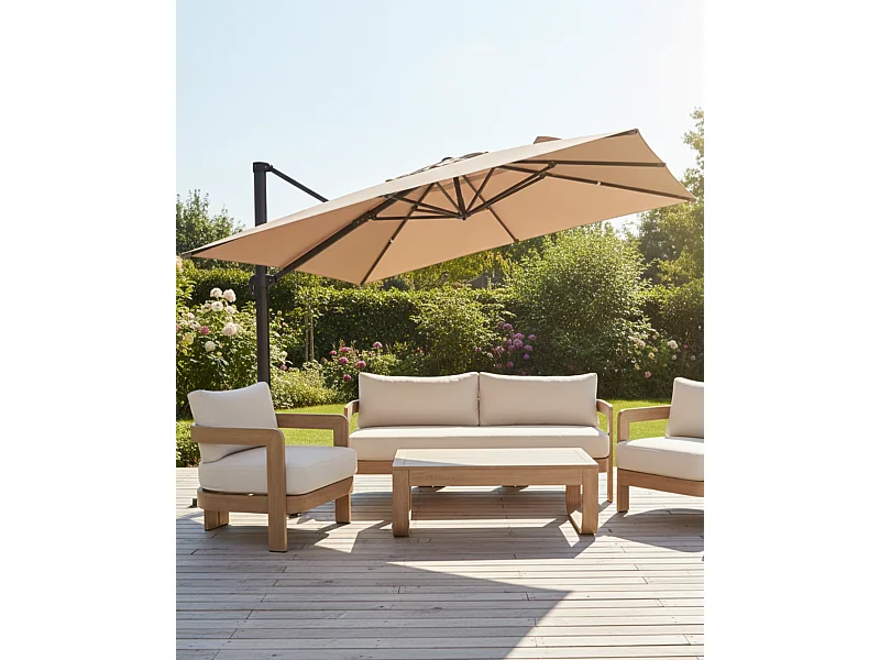 Ombrellone 3X4 con palo laterale