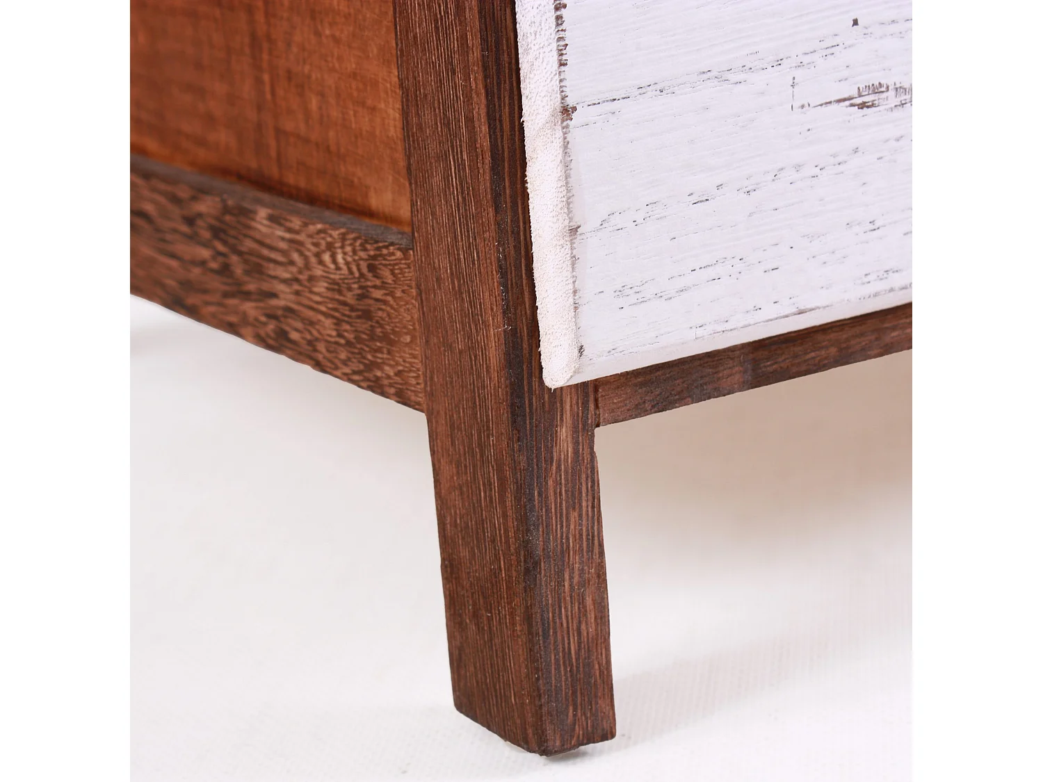 Comò bicolor in paulownia