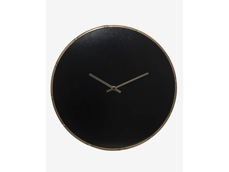Orologio da parete nero e oro