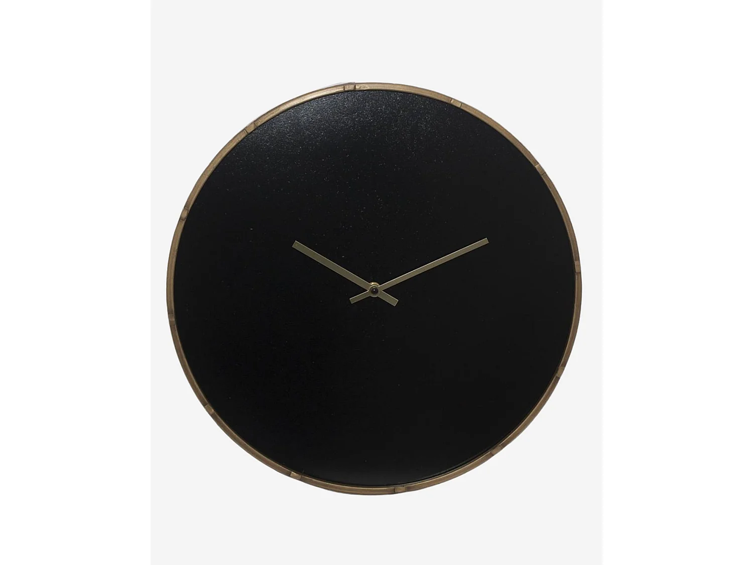 Orologio da parete nero e oro