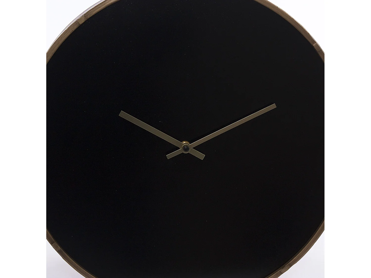 Orologio da parete nero e oro