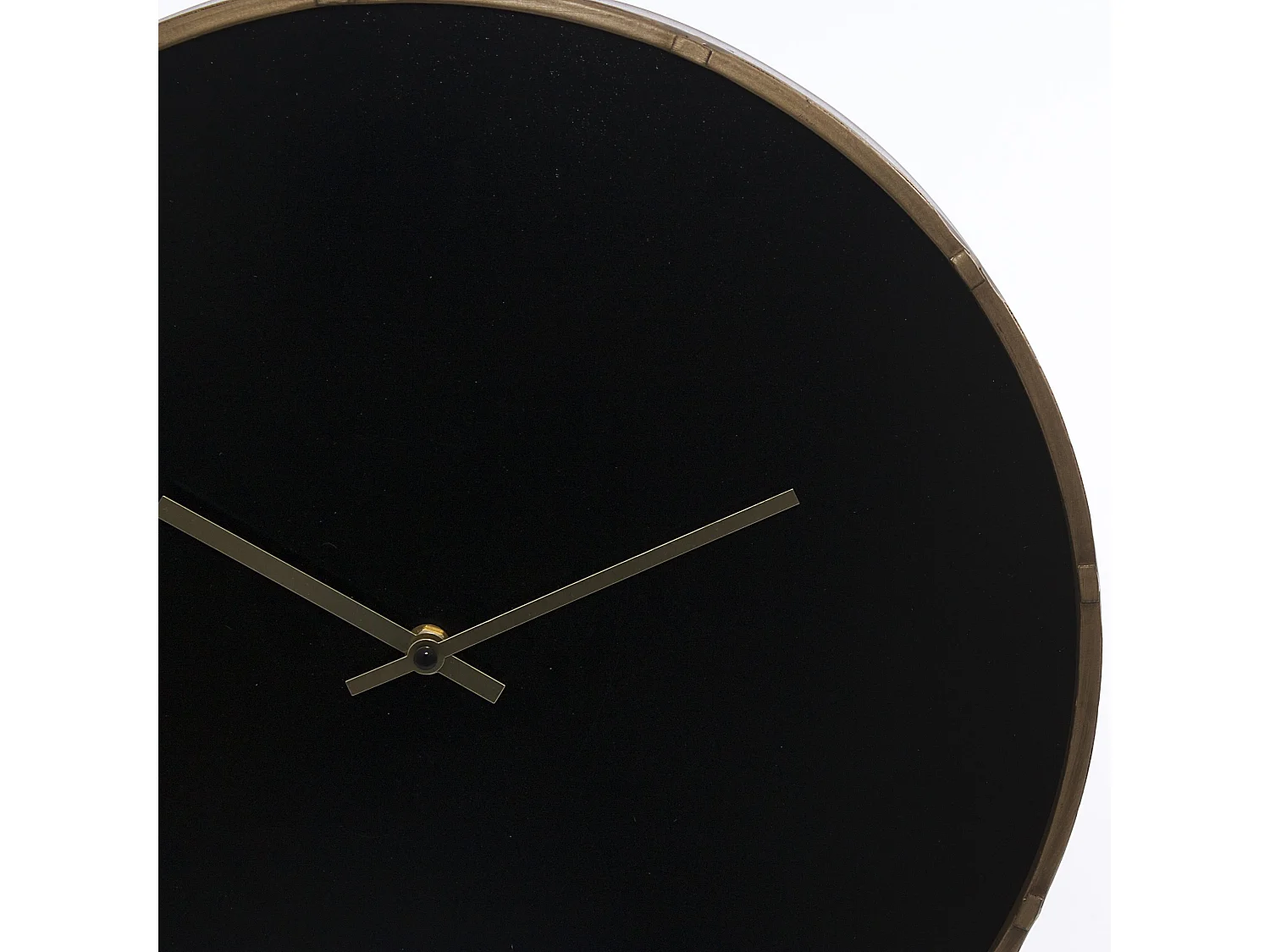 Orologio da parete nero e oro