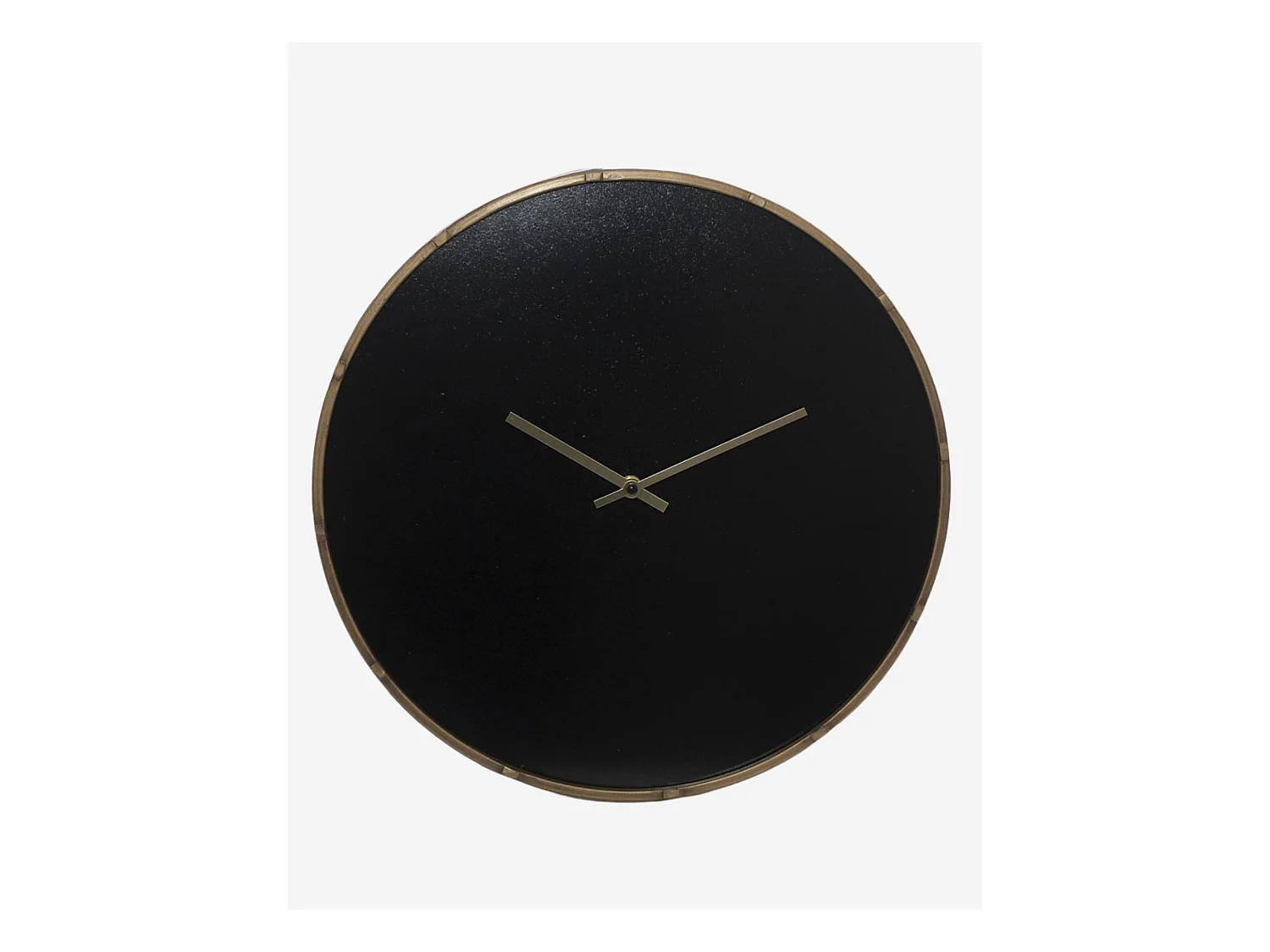 Orologio da parete nero e oro